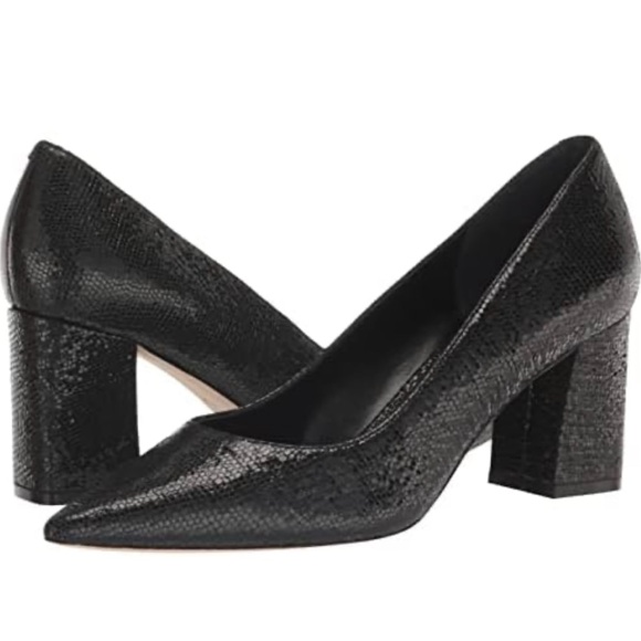 Marc Fisher ZALA BLOCK HEEL POINTY TOE PUMP - Picture 2 of 7